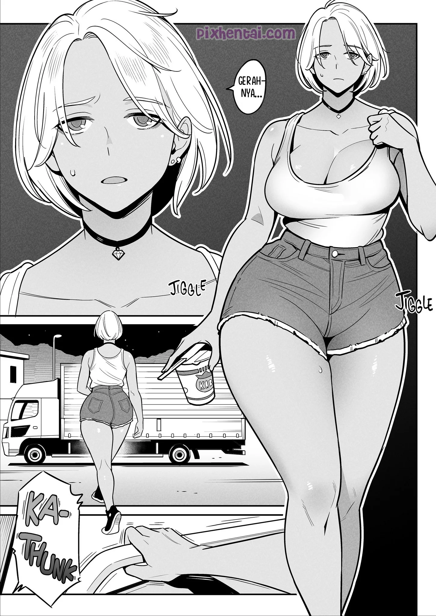 Komik hentai xxx manga sex bokep Tergoda Sopir Truk Wanita Body Bohay 4